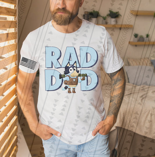 Rad Dad Bluey DTF