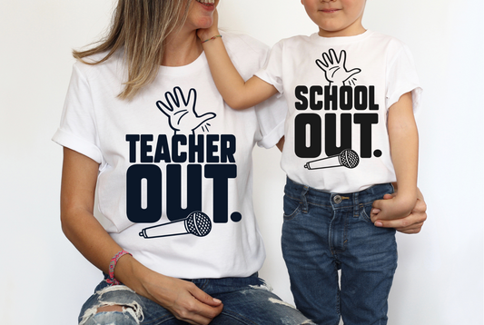 Teacher/School OUT dtf