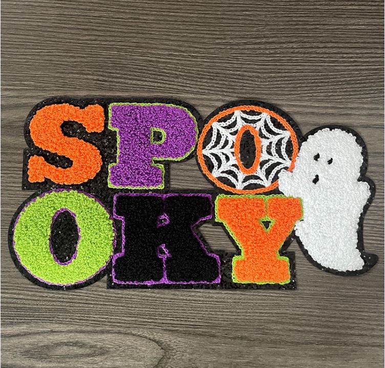 Spooky Chenille Letters