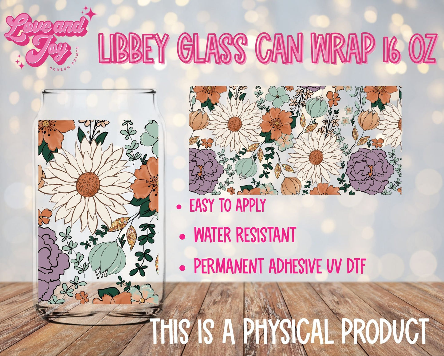 Floral UV WRAP