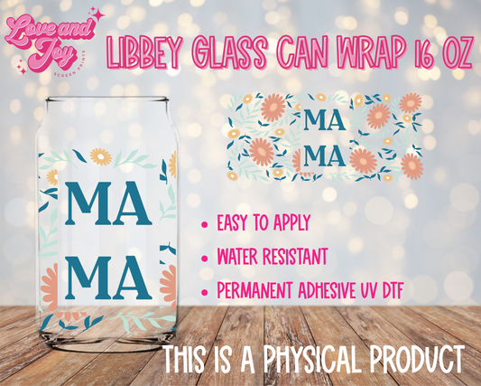 Mama Floral Cups UV WRAP