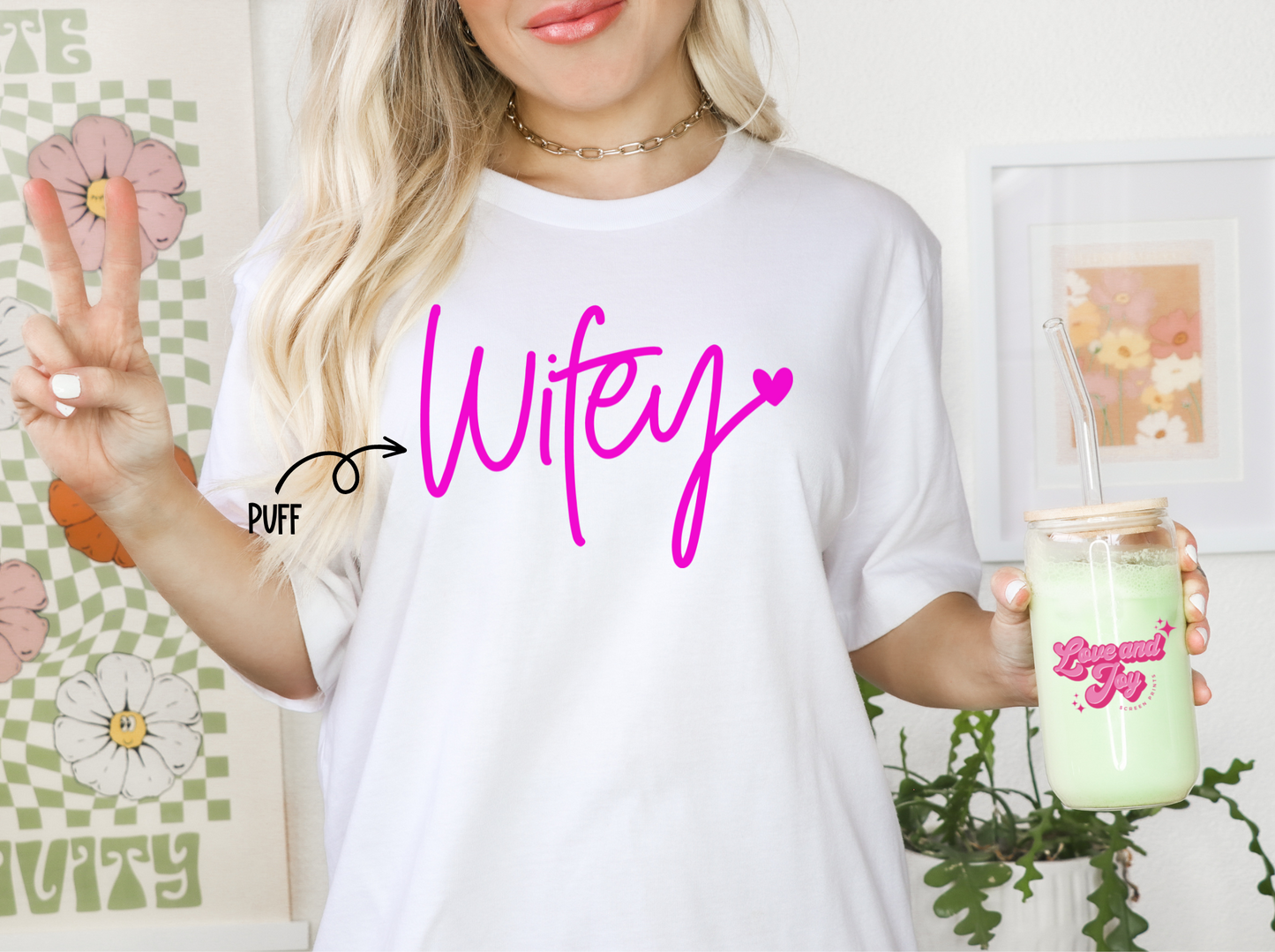 Wifey Puff Print