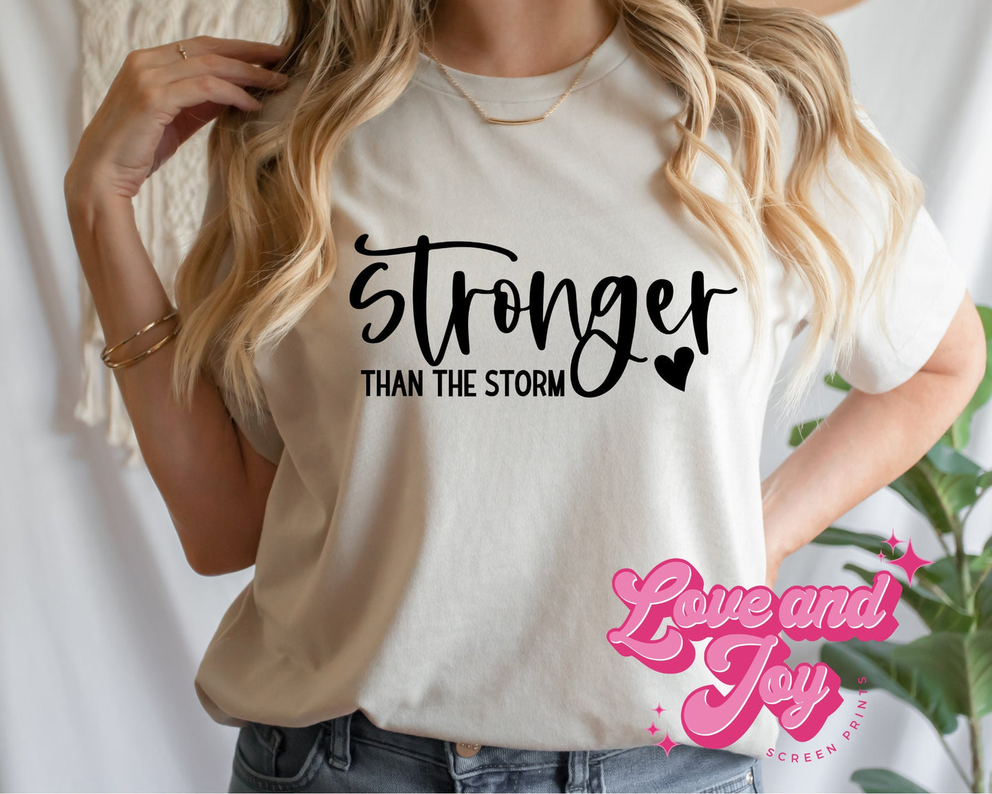 Stronger than the Storm SINGLE COLOR